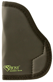 Sticky Holsters LG2 LG-2 Black/Green Latex Free Rubber Fits Med/Lg Semi-Auto Ambidextrous